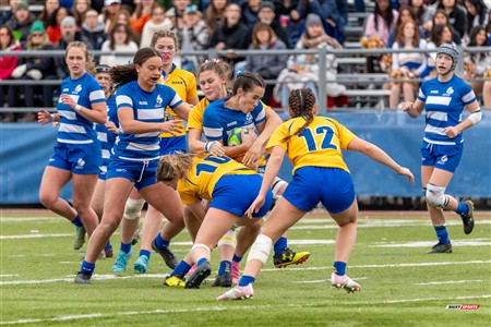 RSEQ 2024 - Final Rugby Fem CEGEP - John Abbott (12) vs (21) Dawson - First Half