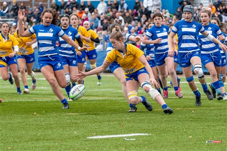 RSEQ 2024 - Final Rugby Fem CEGEP - John Abbott (12) vs (21) Dawson - Second Half