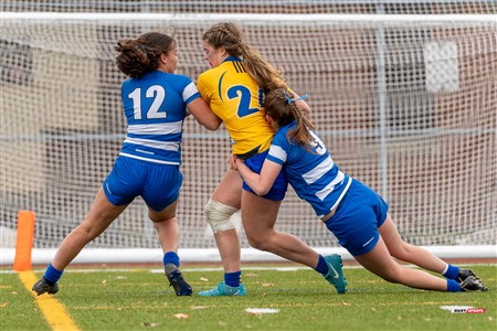 RSEQ 2024 - Final Rugby Fem CEGEP - John Abbott (12) vs (21) Dawson - First Half