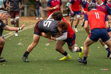 RSEQ 2024 - Finale Rugby Univ Masc - ETS (19) vs (14) Ottawa - 1 Mi-Temps Reel A