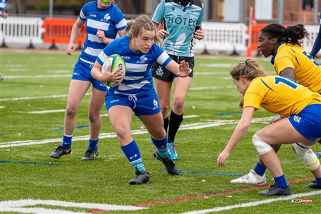 RSEQ 2024 - Final Rugby Fem CEGEP - John Abbott (12) vs (21) Dawson - First Half