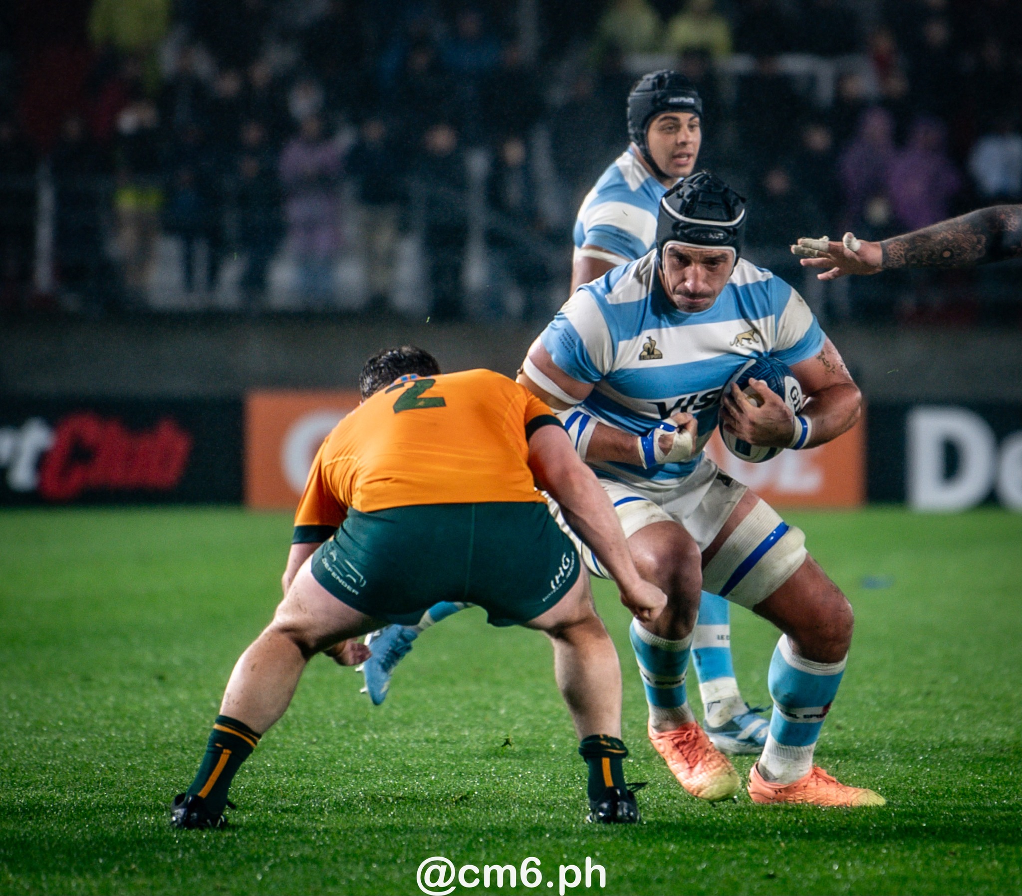 Santiago CHOCOBARES -  Selección Argentina de Rugby XV - Australia national rugby union team (M) - Rugby - Rugby Championship 2024 - Argentina Pumas (19) vs (20) Australia Wallabies (#CHAMP24R3ARGAUS) Photo by: Christian Mas | Siuxy Sports 2024-08-31