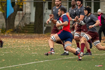 RSEQ 2024 - Finale Rugby Univ Masc - ETS (19) vs (14) Ottawa - 1 Mi-Temps Reel B