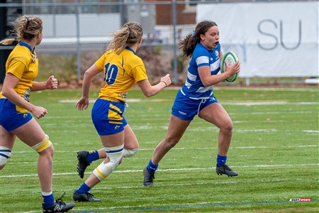 RSEQ 2024 - Final Rugby Fem CEGEP - John Abbott (12) vs (21) Dawson - First Half