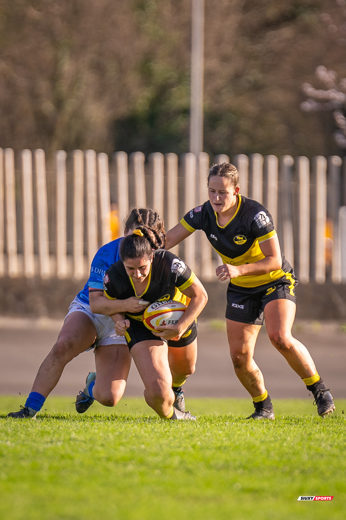  Getxo Artea Rugby Taldea - Club de Rugby Cisneros - Rugby - FER 2024 - DHB F - Getxo Neskak Rt (25) vs (13) Cisneros (#FER24DHBGNCIS02) Photo by: Fredy Monfoto | Siuxy Sports 2024-02-17
