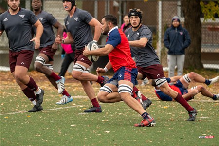 RSEQ 2024 - Finale Rugby Univ Masc - ETS (19) vs (14) Ottawa - 1 Mi-Temps Reel B