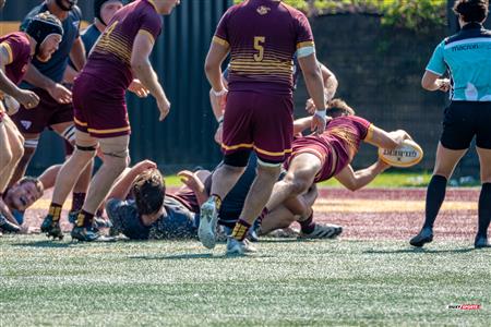 RSEQ 2024 - Rugby Univ. Masc - Concordia U. (22) vs (34) Ottawa U.
