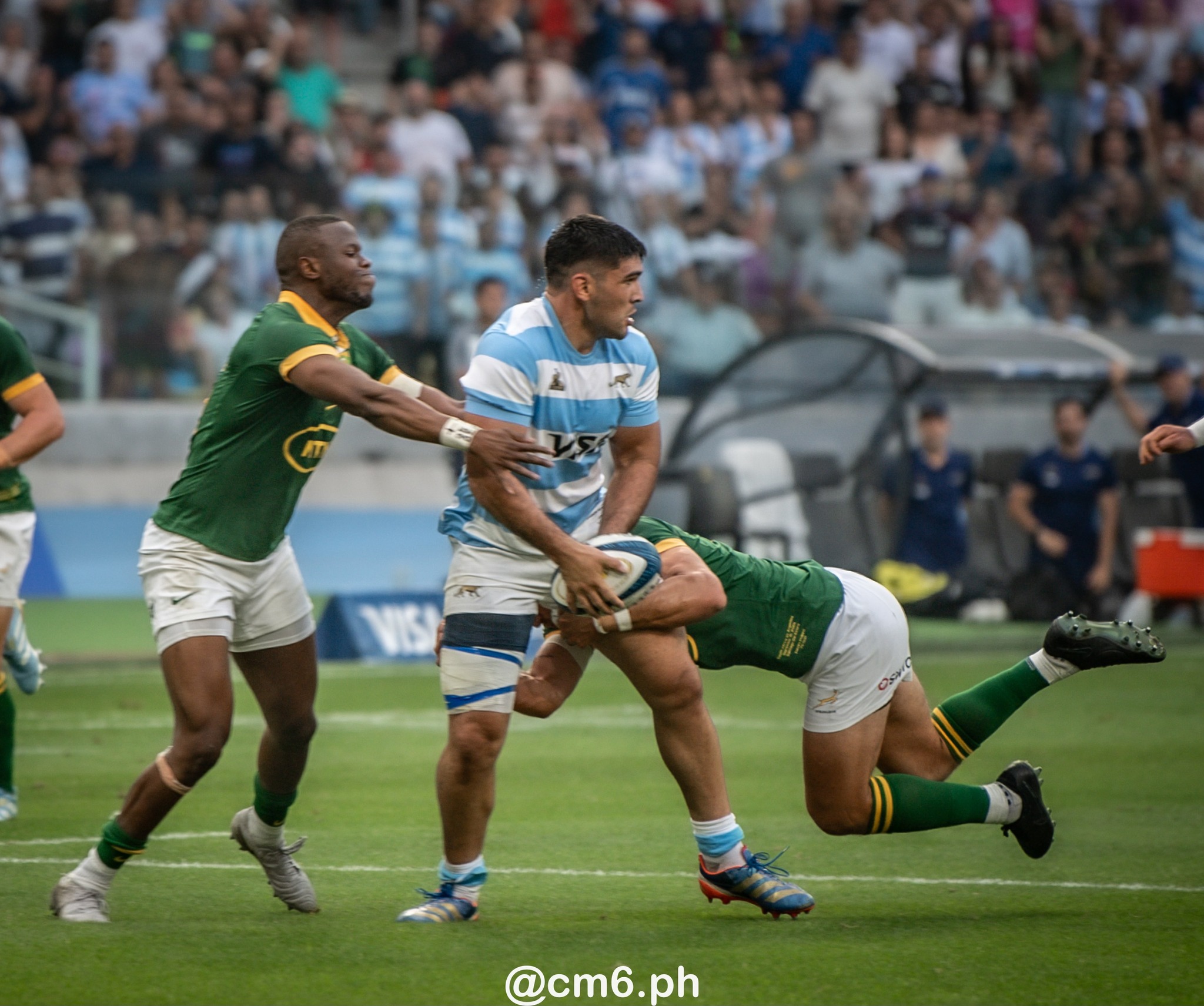  Selección Argentina de Rugby XV - South Africa national rugby union team - Rugby - Rugby Championship 2024 - Los Pumas (29) vs (28) Springboks - Santiago del Estero,  ARG (#RCH24ARGSA0921) Photo by: Christian Mas | Siuxy Sports 2024-09-21