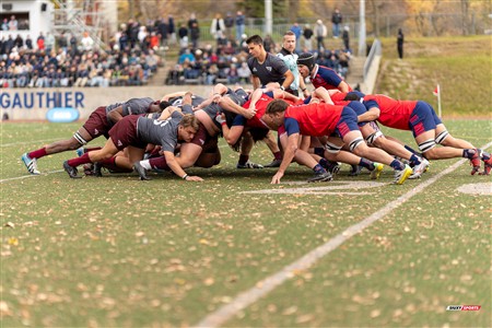 RSEQ 2024 - Finale Rugby Univ Masc - ETS (19) vs (14) Ottawa - 2 Mi-Temps Reel B