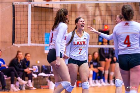 RSEQ - 2024 Volley F - Demi-finale - U de Montréal (3) vs (1) U Laval
