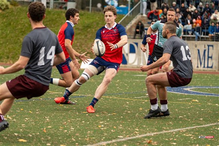 RSEQ 2024 - Finale Rugby Univ Masc - ETS (19) vs (14) Ottawa - 1 Mi-Temps Reel A