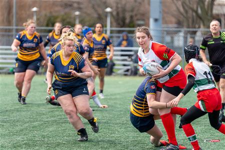 RQ 2024 - Match Pré-Saison - Rugby Club Montréal (10) vs (41) Town of Mount Royal - F