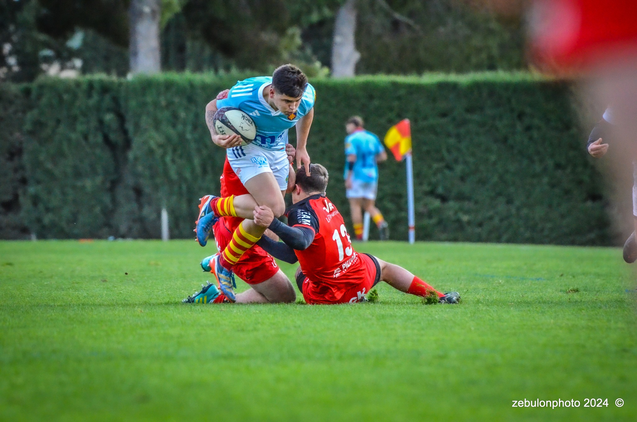  US Arlequins Perpignanais - RC Toulonnais - Rugby - Espoirs - USAP vs RCT (#ESP24USAPRCT02) Photo by: Photo Zebulon | Siuxy Sports 2024-02-10