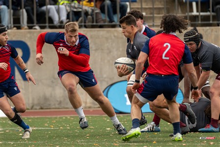 RSEQ 2024 - Finale Rugby Univ Masc - ETS (19) vs (14) Ottawa - 1 Mi-Temps Reel B