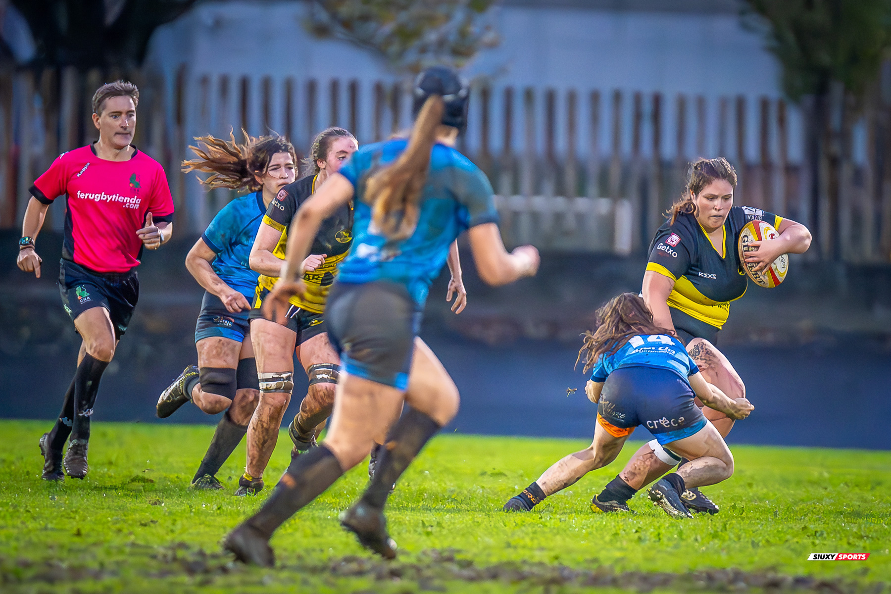  Getxo Artea Rugby Taldea - PRB FLOR DE ESCOCIA UBU - Rugby - FER 2023 - DHB F - Getxo Neskak Rt (31) vs (5) PRB Flor de Escocia (#FER23DHBGNFDE11) Photo by: Fredy Monfoto | Siuxy Sports 2023-11-11