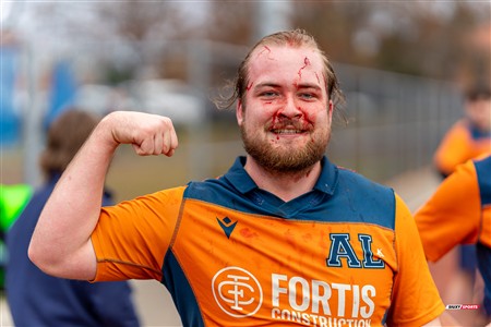 RSEQ 2024 - Final Rugby Masc CEGEP - John Abbott (48) vs (18) André Laurendeau - First Half