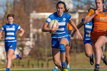 RSEQ 2024 - Démi Finale Rugby Fem Cegep - André Laurendeau (31) vs (43) Dawson