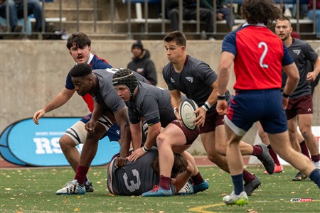RSEQ 2024 - Finale Rugby Univ Masc - ETS (19) vs (14) Ottawa - 1 Mi-Temps Reel B