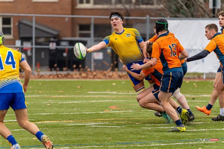 RSEQ 2024 - Final Rugby Masc CEGEP - John Abbott (48) vs (18) André Laurendeau - First Half