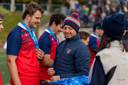RSEQ 2024 - Finale Rugby Univ Masc - ETS vs Ottawa - Medailles ETS