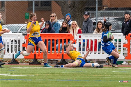 RSEQ 2024 - Final Rugby Fem CEGEP - John Abbott (12) vs (21) Dawson - First Half