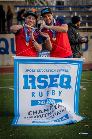 RSEQ 2024 - Finale Rugby Univ Masc - ETS vs Ottawa - Célébrations