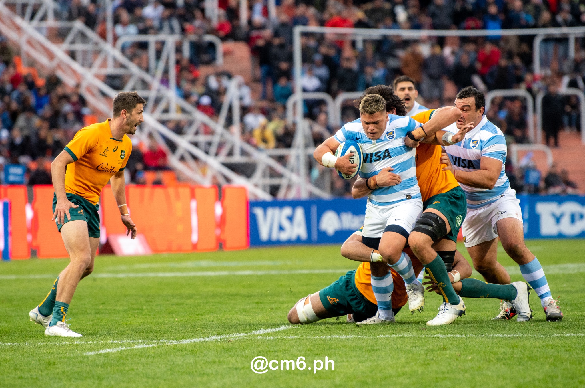  Selección Argentina de Rugby XV - Australia national rugby union team (M) - Rugby - Rugby Championship - Pumas (26) vs (41) Australia - Mendoza - Reel B (#RCH22ARGAUSb07) Photo by: Christian Mas | Siuxy Sports 2022-07-06