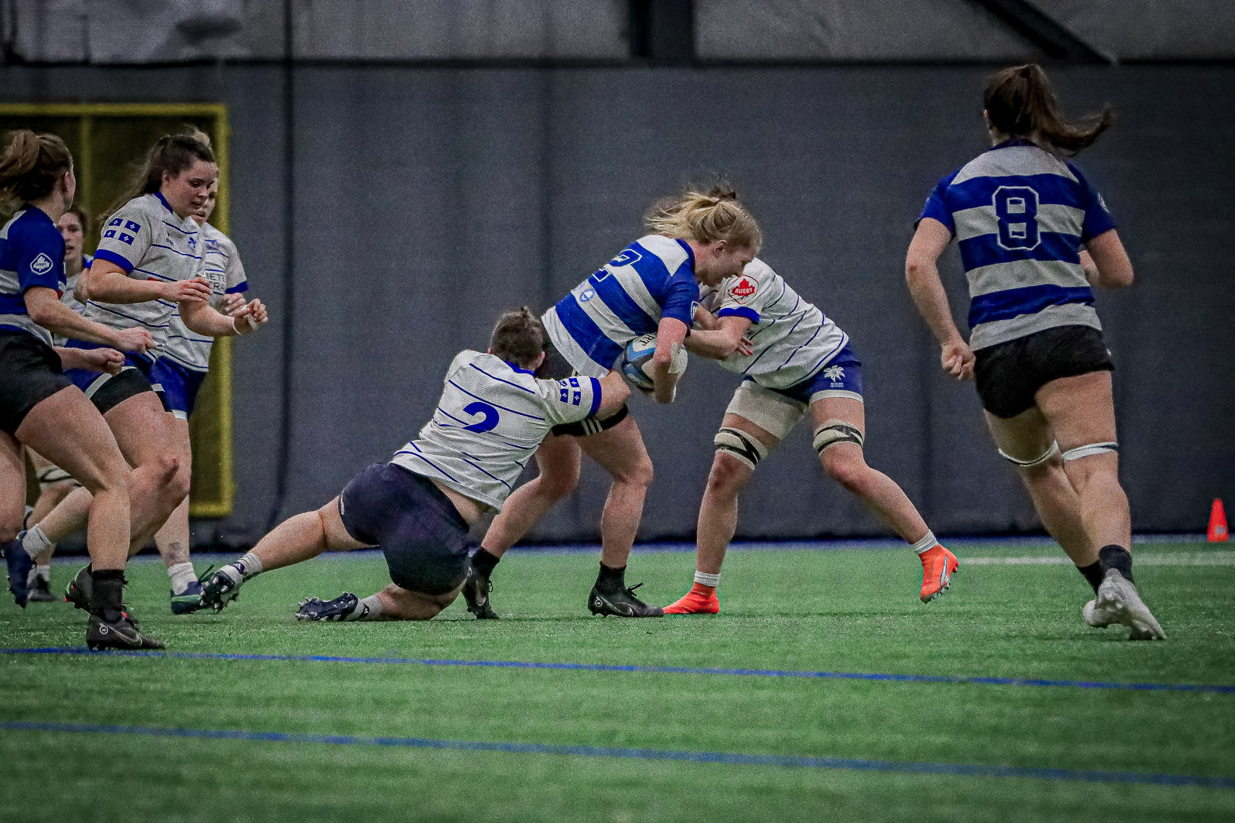  Équipe féminine - Rugby Québec -  - Rugby - QORC-CROQ 2024 - Québec Est (22) vs (16) Québec Ouest  (#RQ24CROQESTOUE04) Photo by: Photo Mayarts | Siuxy Sports 2024-04-01