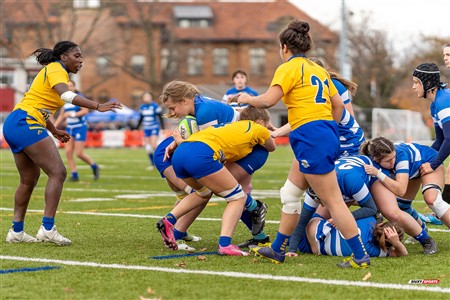 RSEQ 2024 - Final Rugby Fem CEGEP - John Abbott (12) vs (21) Dawson - Second Half
