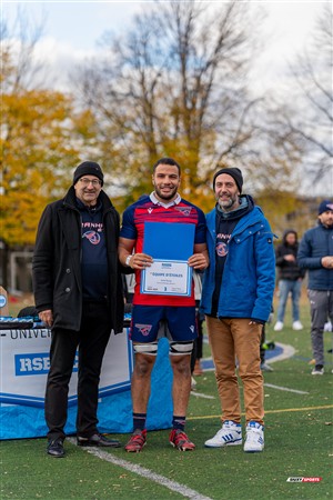RSEQ 2024 - Finale Rugby Univ Masc - ETS vs Ottawa - Medailles ETS