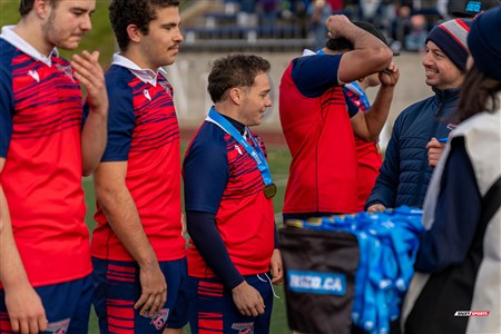 RSEQ 2024 - Finale Rugby Univ Masc - ETS vs Ottawa - Medailles ETS