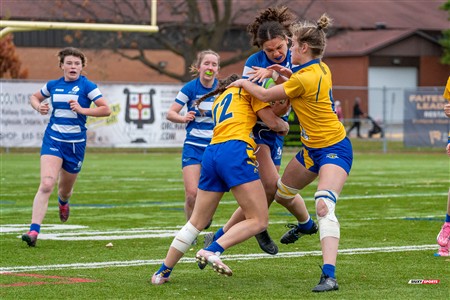RSEQ 2024 - Final Rugby Fem CEGEP - John Abbott (12) vs (21) Dawson - Second Half
