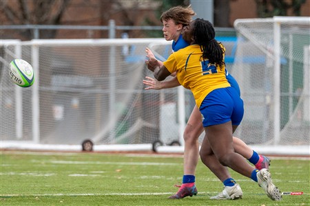 RSEQ 2024 - Final Rugby Fem CEGEP - John Abbott (12) vs (21) Dawson - First Half