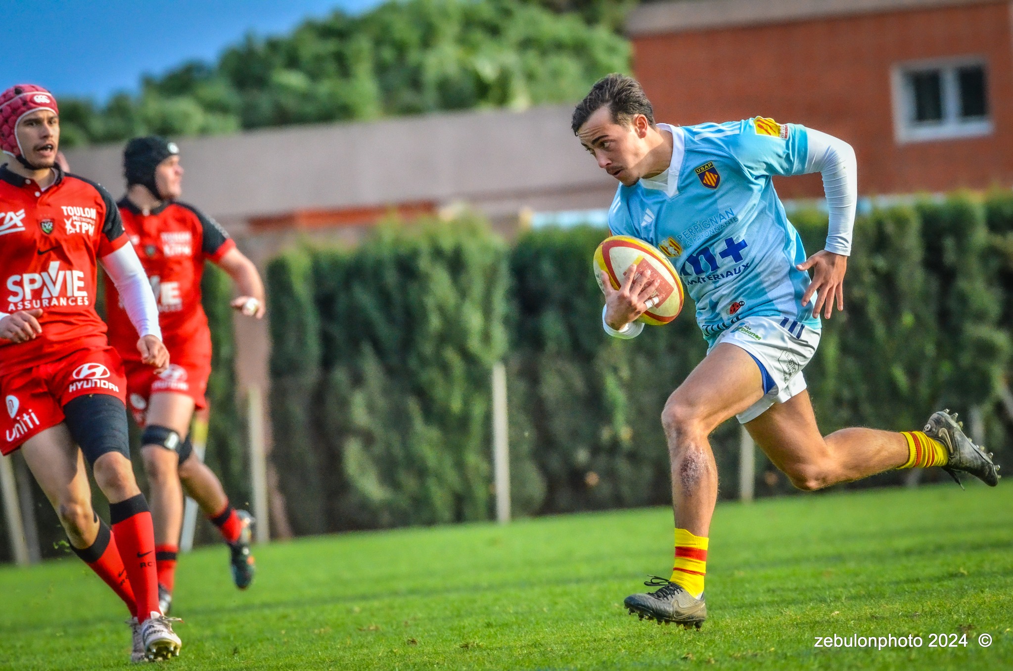  US Arlequins Perpignanais - RC Toulonnais - Rugby - Espoirs - USAP vs RCT (#ESP24USAPRCT02) Photo by: Photo Zebulon | Siuxy Sports 2024-02-10