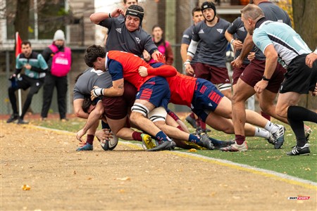 RSEQ 2024 - Finale Rugby Univ Masc - ETS (19) vs (14) Ottawa - 1 Mi-Temps Reel B