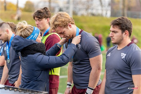 RSEQ 2024 - Finale Rugby Univ Masc - ETS vs Ottawa - Medailles OTT