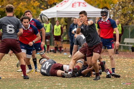 RSEQ 2024 - Finale Rugby Univ Masc - ETS (19) vs (14) Ottawa - 2 Mi-Temps Reel A