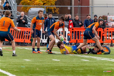 RSEQ 2024 - Final Rugby Masc CEGEP - John Abbott (48) vs (18) André Laurendeau - First Half