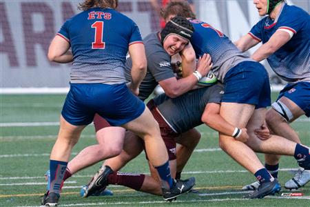RSEQ 2024 - Rugby Univ. Masc - Ottawa U (18) vs (16) ETS - 2nd Half