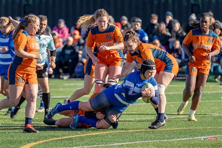 RSEQ 2024 - Démi Finale Rugby Fem Cegep - André Laurendeau (31) vs (43) Dawson