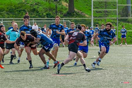 RQ 2024 - Super Ligue M - Parc Olympique (29) vs (15) Club de Rugby de Québec - 1ère mi-temps