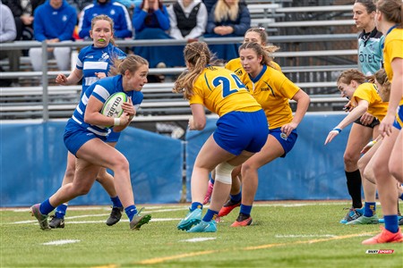 RSEQ 2024 - Final Rugby Fem CEGEP - John Abbott (12) vs (21) Dawson - First Half