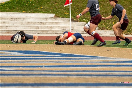 RSEQ 2024 - Finale Rugby Univ Masc - ETS (19) vs (14) Ottawa - 2 Mi-Temps Reel A