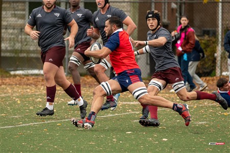 RSEQ 2024 - Finale Rugby Univ Masc - ETS (19) vs (14) Ottawa - 1 Mi-Temps Reel B