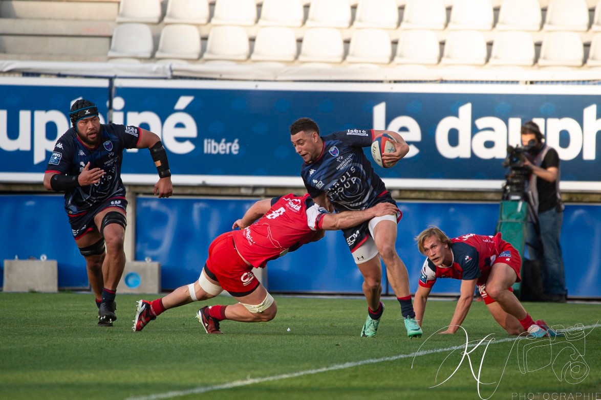  FC Grenoble Rugby - Stade Aurillacois - Rugby - FFR - 2024 PRO D2 - FC Grenoble (55) vs (10) Aurillac (#PD224T14FCGAUR04) Photo by: Karine Valentin | Siuxy Sports 2024-04-12