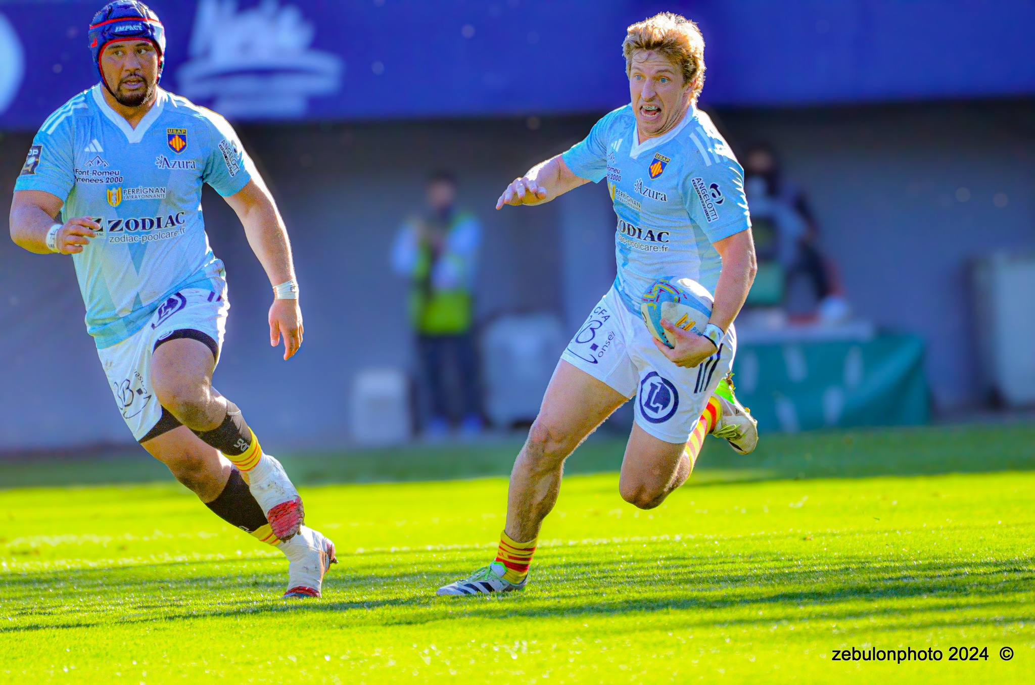  US Arlequins Perpignanais - Racing 92 - Rugby - TOP 14 - Perpignan (26) vs (5) Racing 92 (#TOP1424USAPR9202) Photo by: Photo Zebulon | Siuxy Sports 2024-02-03